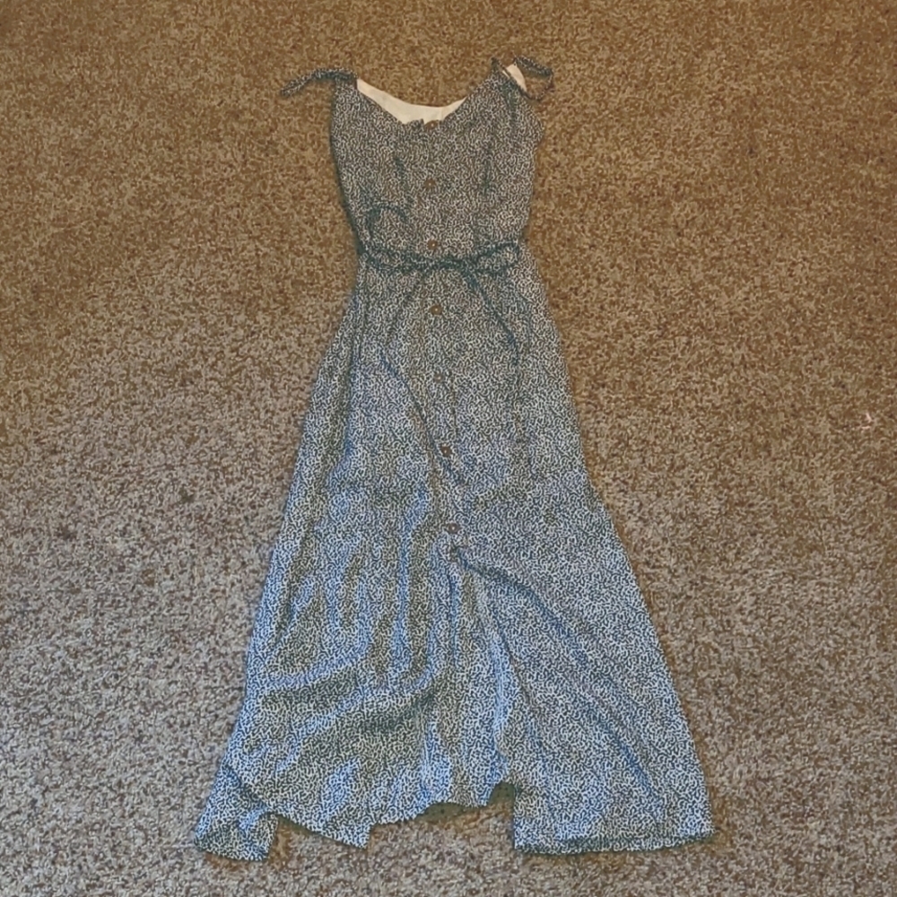 Sienna Sky XS button down dress dalmatian print